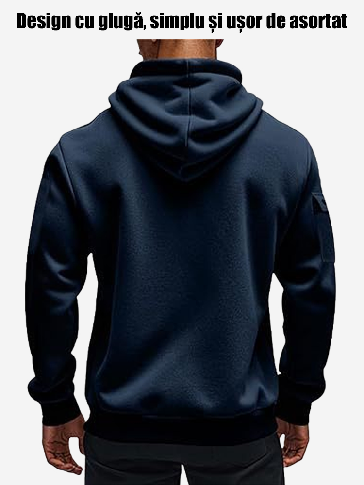 【Confortabil și călduros】  Hanorac cu glugă pentru toamnă și iarnă