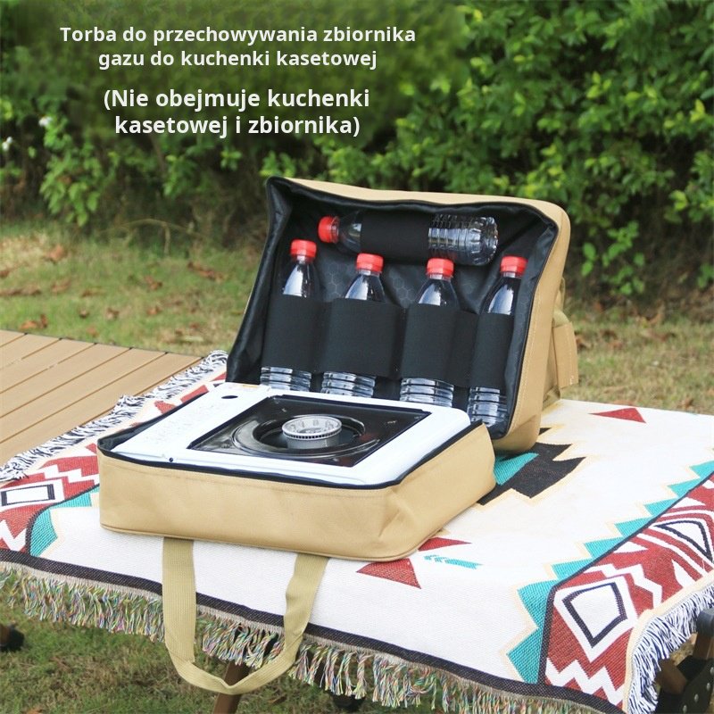 Torba do przechowywania kuchenki kasetowej Outdoor Camping Gear Grill Patelnia Patelnia Przechowywan