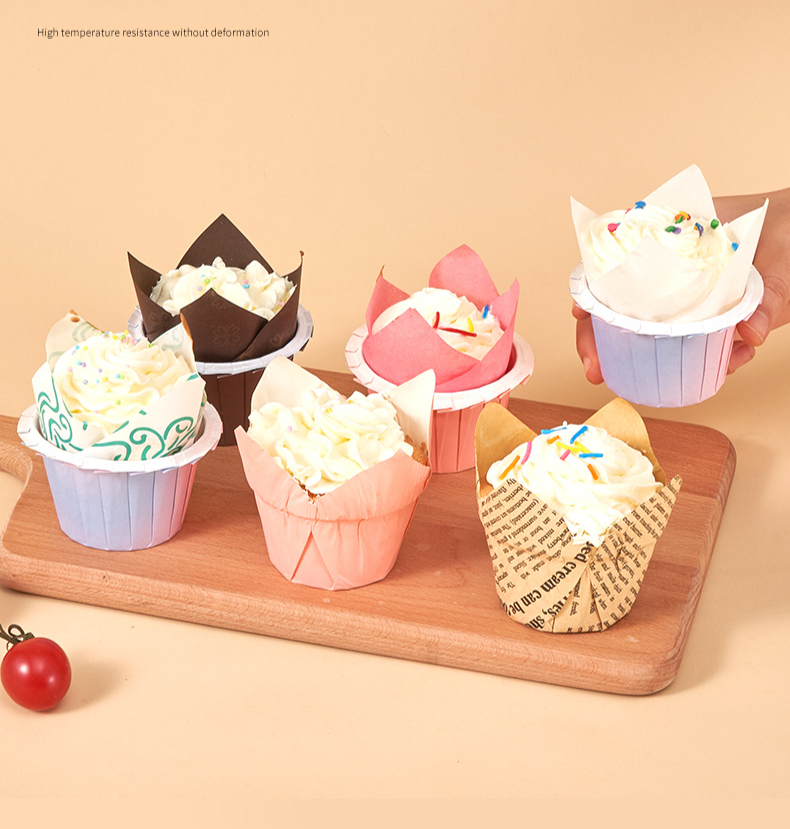 Nachhaltige Muffin Förmchen aus ölbeständigem Papier