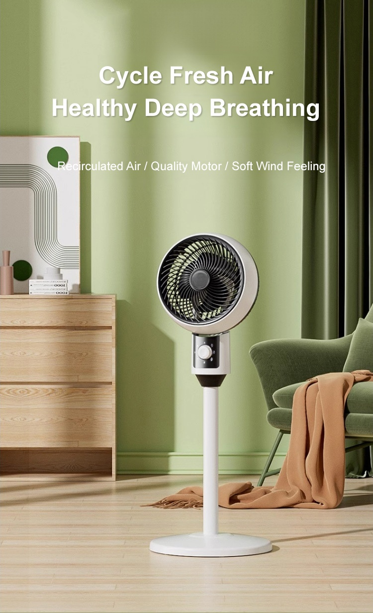 Camel's new floor standing air circulation fan front view