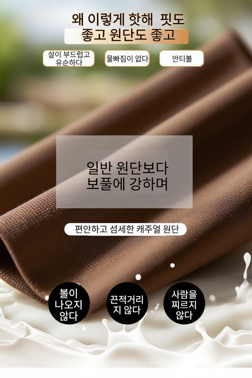 트렌디한 봄 캐주얼 룩 여성 배기 팬츠