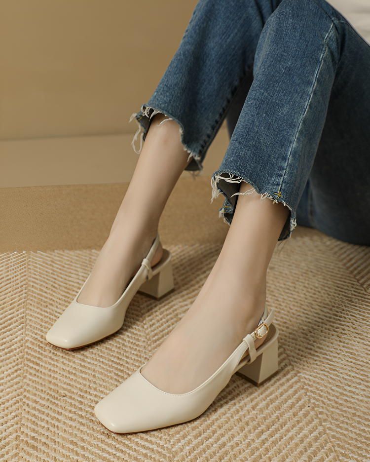 快適な履き心地の美脚ミュール詳細