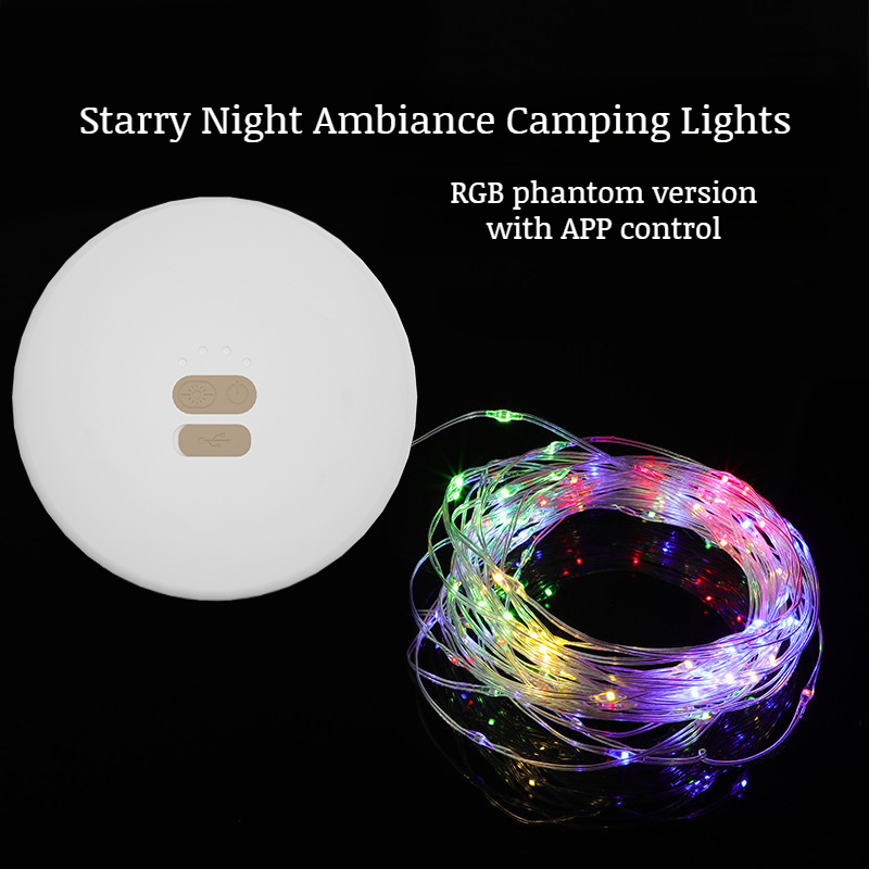 Festive tent lighting with waterproof and colorful features