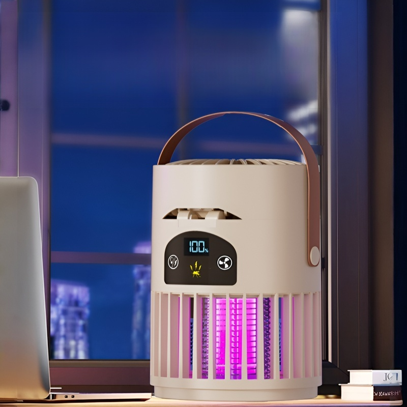 2025新型ファン蚊取り消灯2 in 1