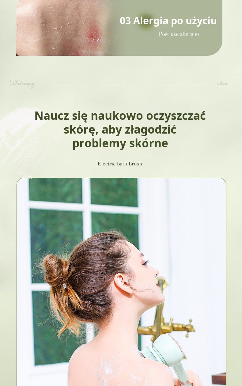 Szczotka do mycia pleców i trudno dostępnych miejsc