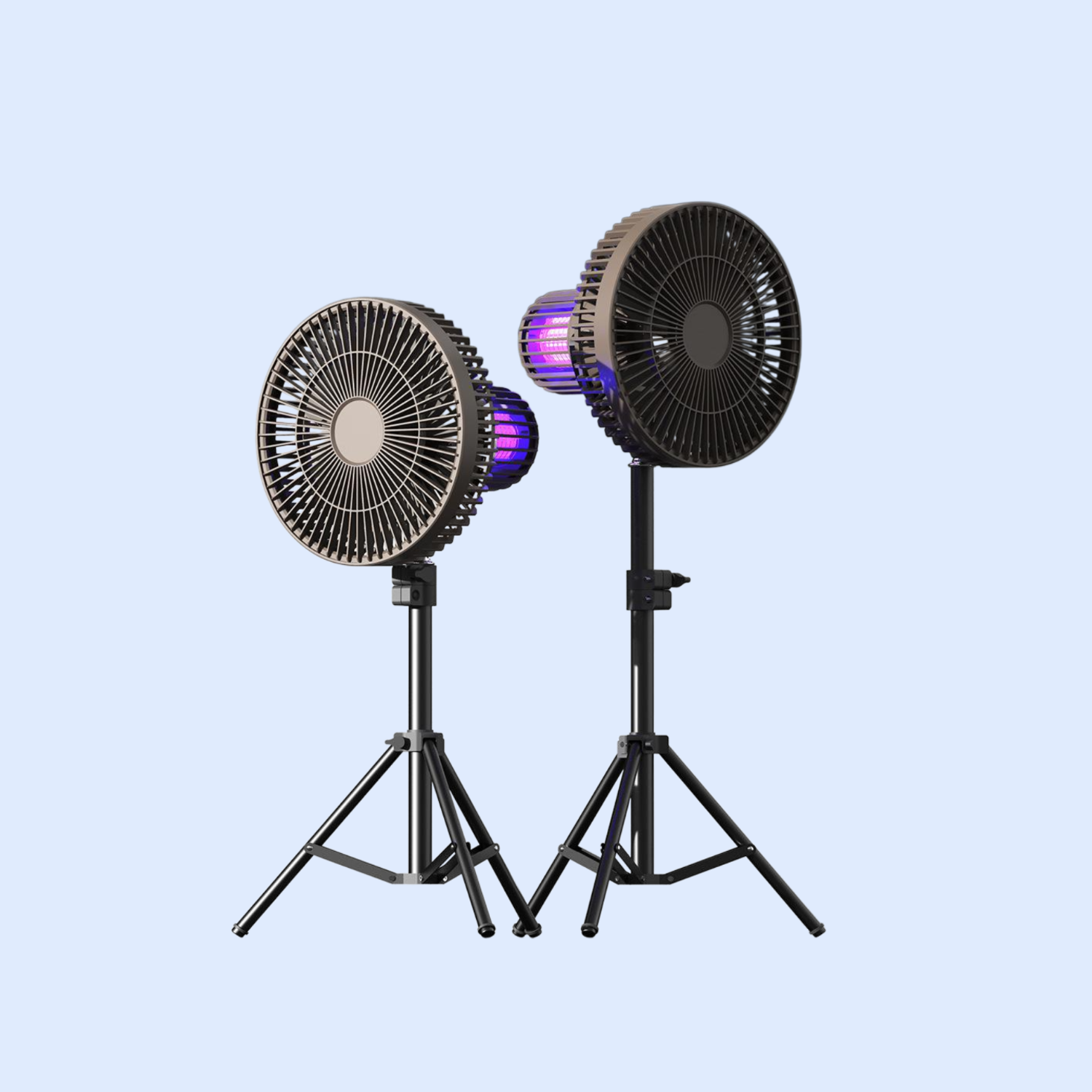 New outdoor usb charging treasure mosquito killer ceiling fan desktop tripod lamp