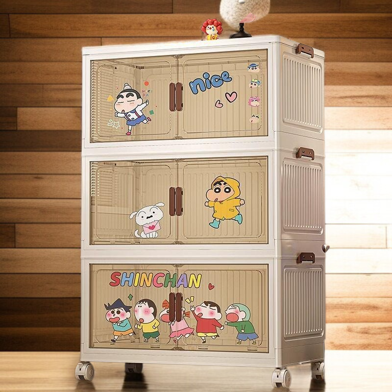 Storage cabinet free installation shoe cabinet kitchen bedroom living room storage cabinet home with