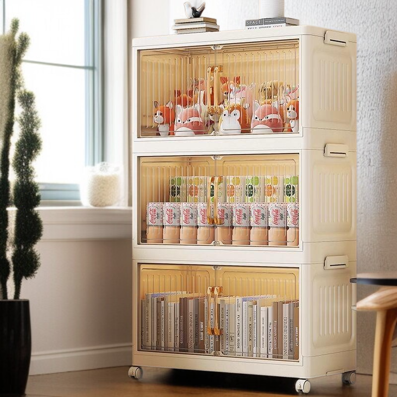 Storage cabinet free installation shoe cabinet kitchen bedroom living room storage cabinet home with