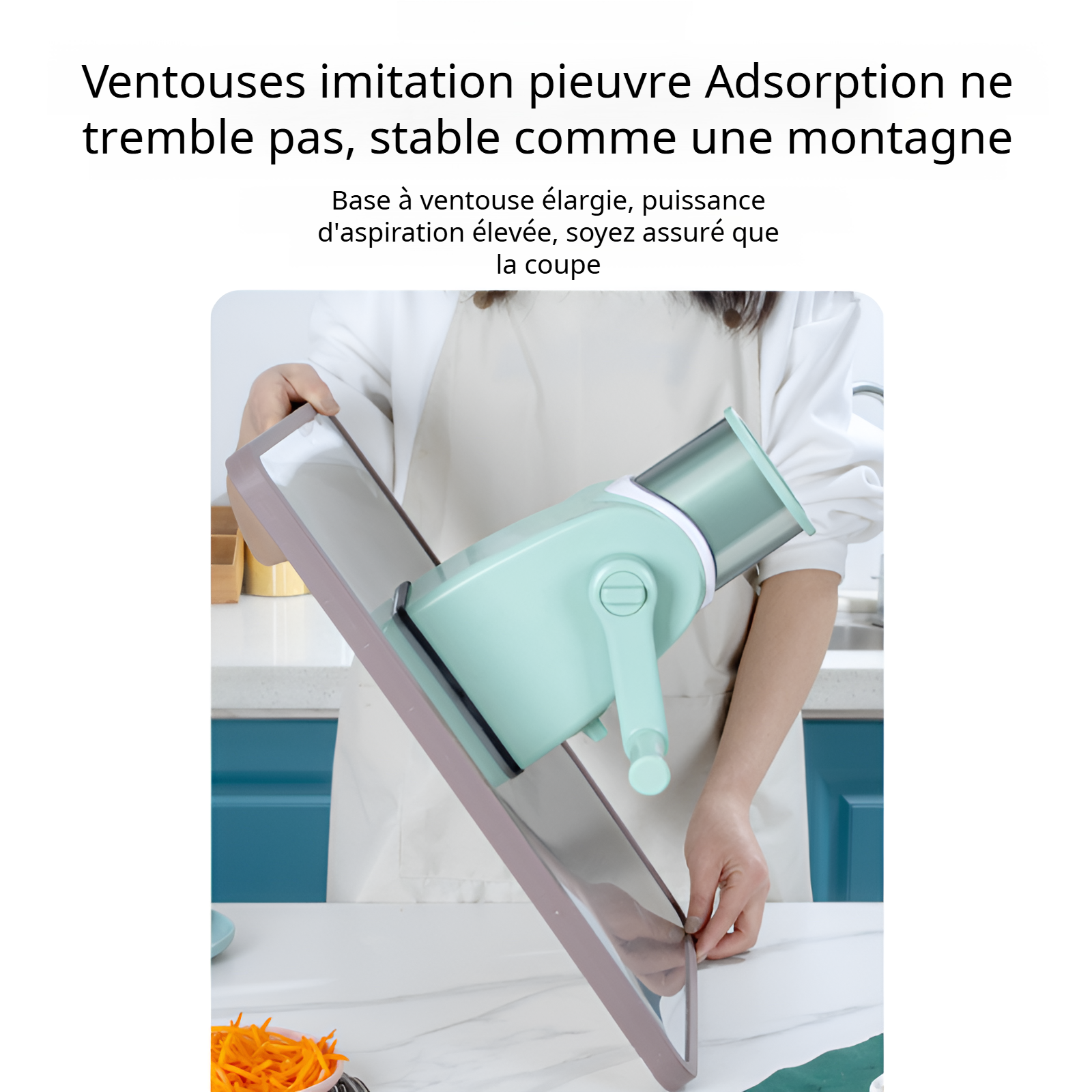 Outil de découpe de légumes Storm, râpe ménagère, trancheuse à tambour