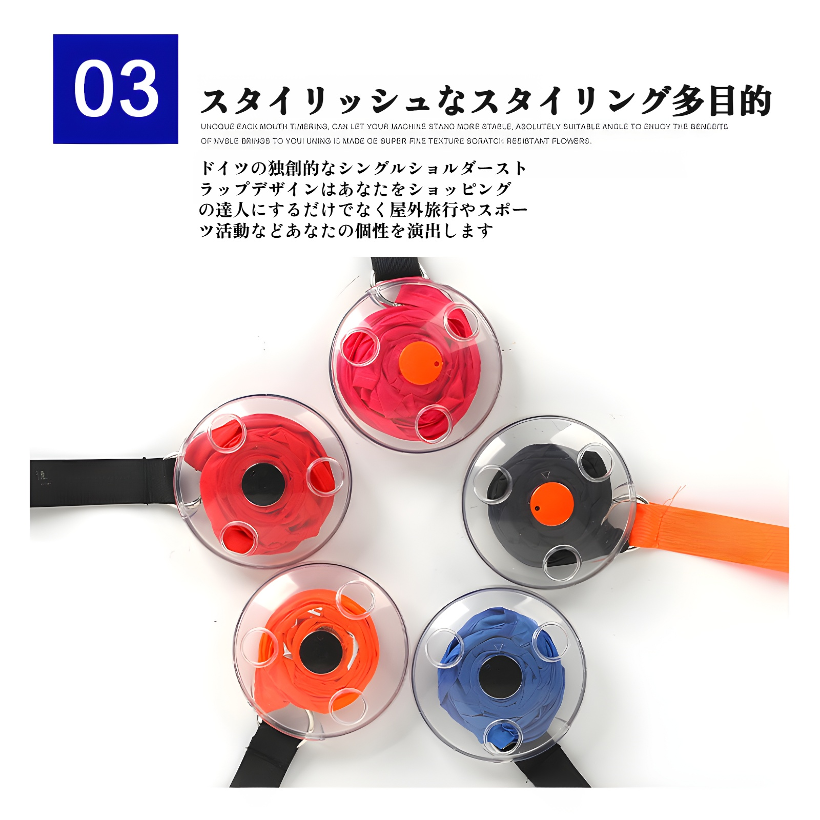 スーパーマーケットで使える多機能折りたたみバッグ