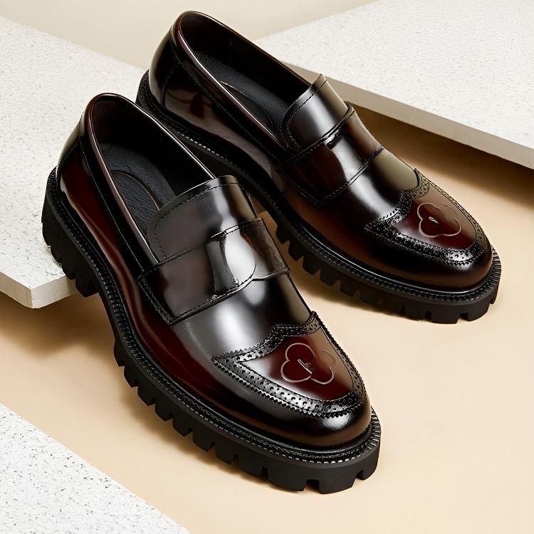 Kényelmes vintage amerikai bőr cipő férfiaknak matt színekben