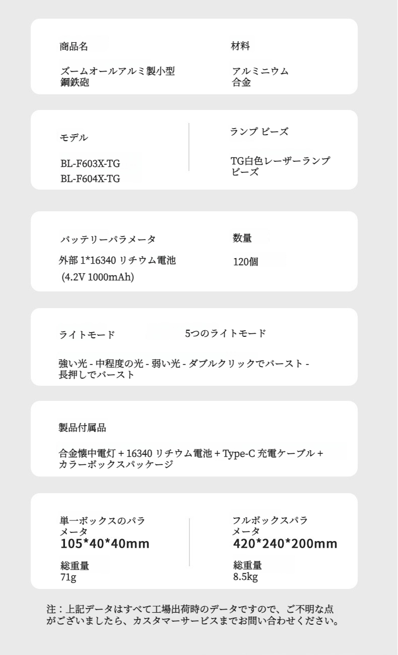 アウトドアやキャンプに最適な小型トーチ