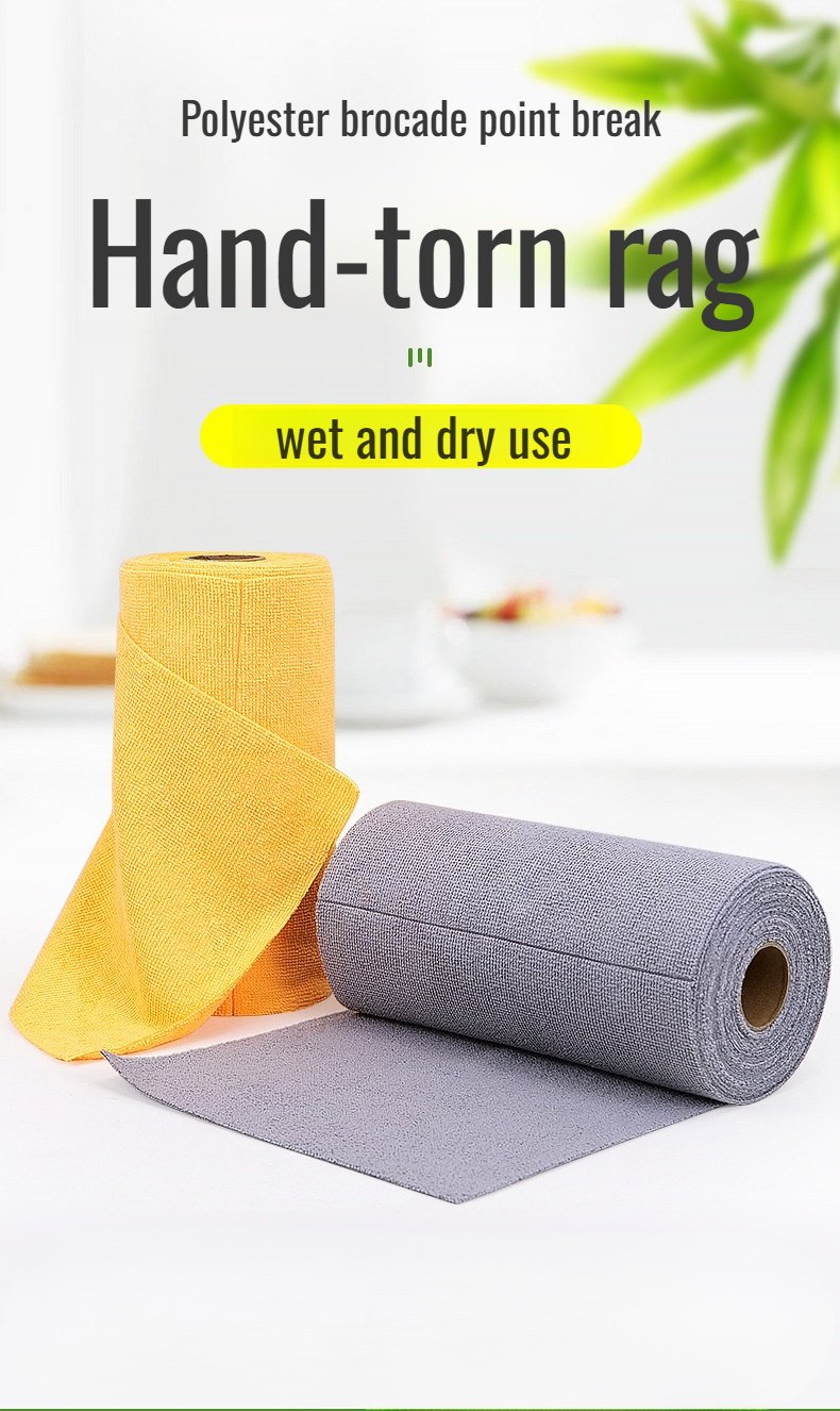 Coral fleece kitchen dishwashing rags for easy cleaning