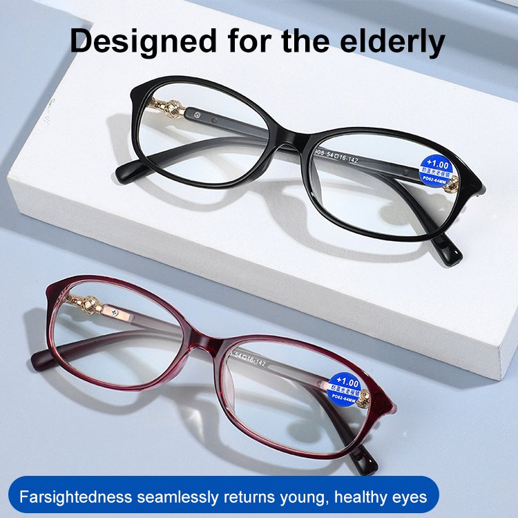 Elegant reading glasses for middle-aged and elderly people