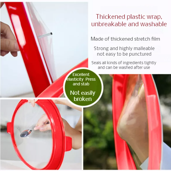 Food Preservation Refrigerator Organizer Round Vacuum Freshness Tray