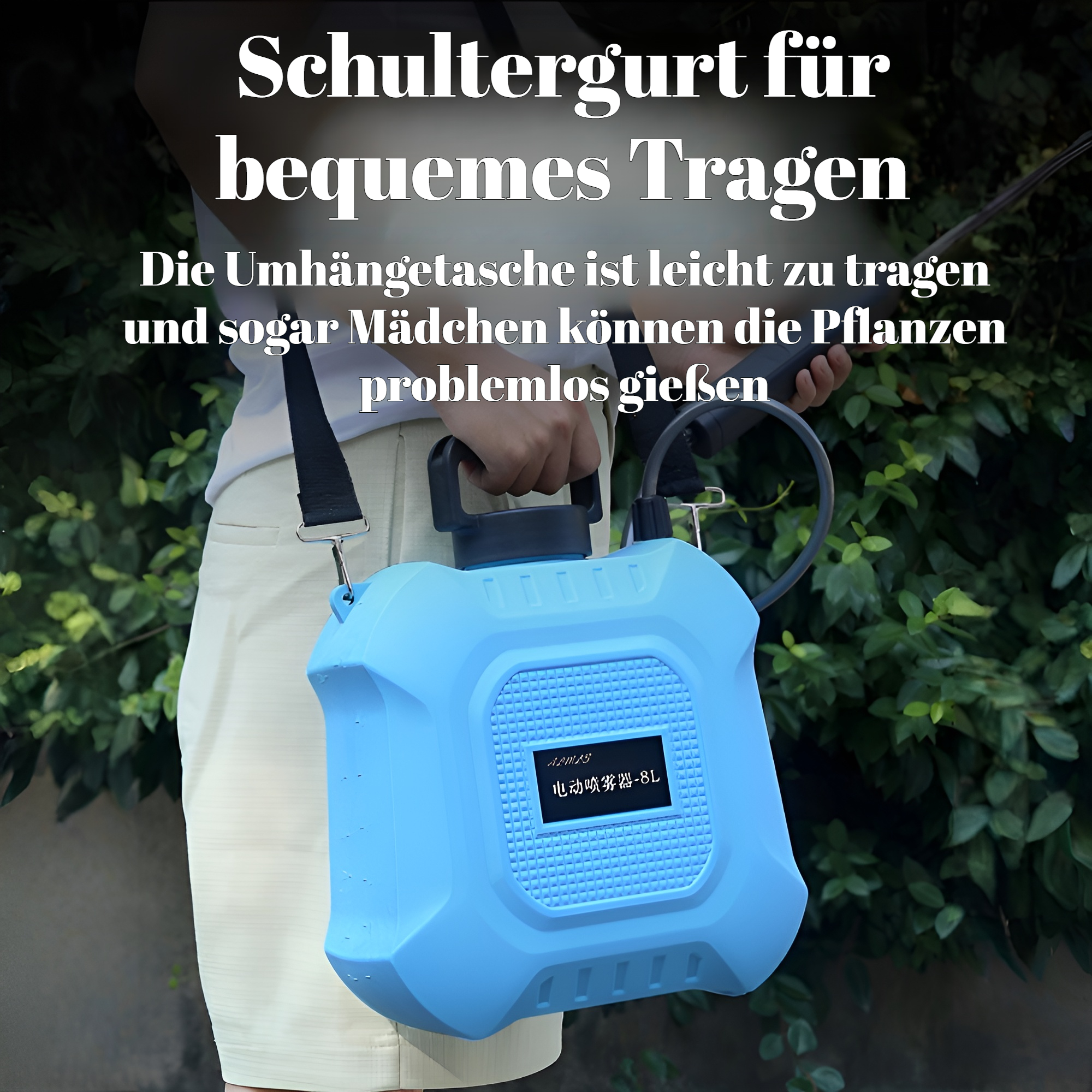 Wiederaufladbare elektrische Gießkanne Haushaltsautowaschpumpe Gartenbewässerungssprinklerpistole De
