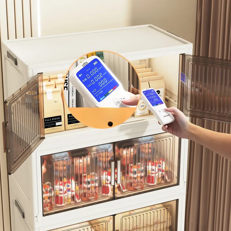 접이식 이동식 수납장 3단 골지면 와이드 잡동사니 수납장 믹스매치 수납장