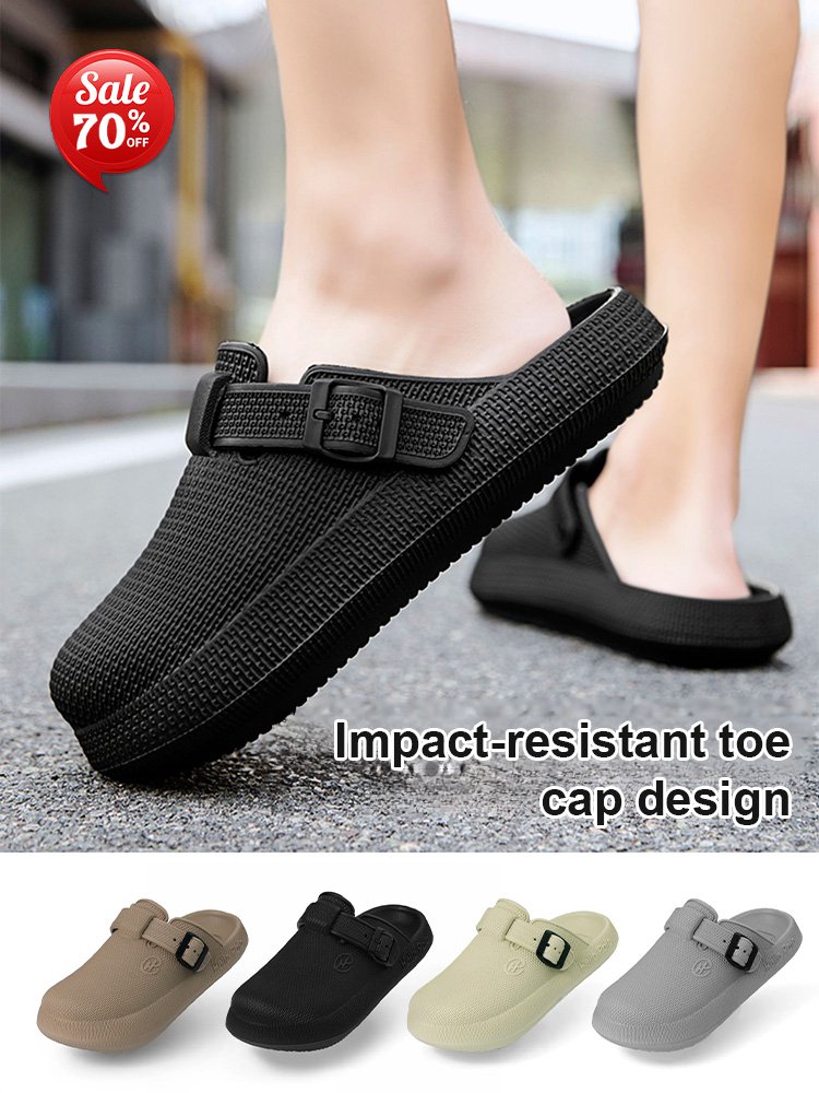 Birkenstock non-slip closed toe half-slip sandals