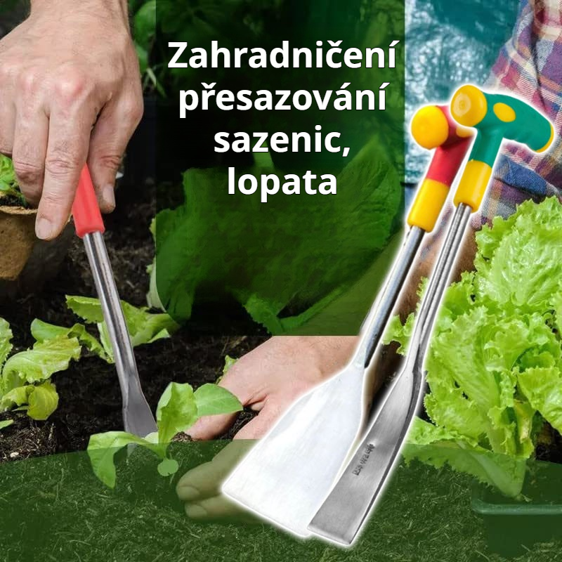 Manganová ocelová lopatka na cibuli