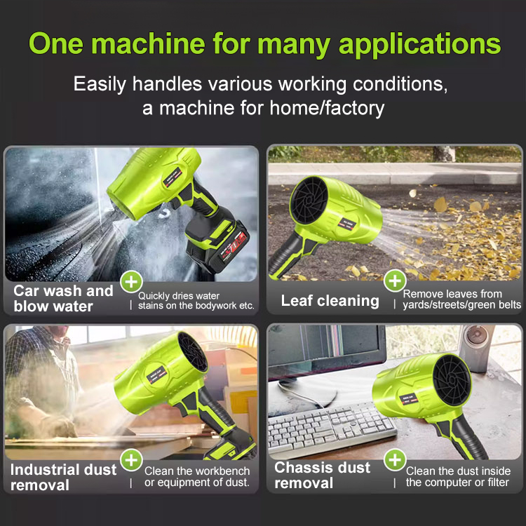 Speed regulating storm machine handheld turbine fan