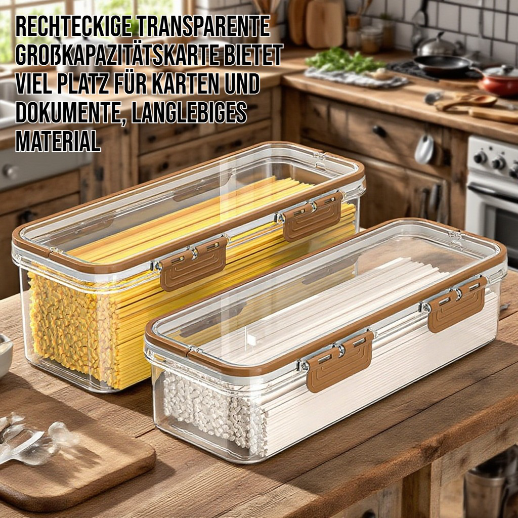 Rechteckige transparente Großkapazitätskarte