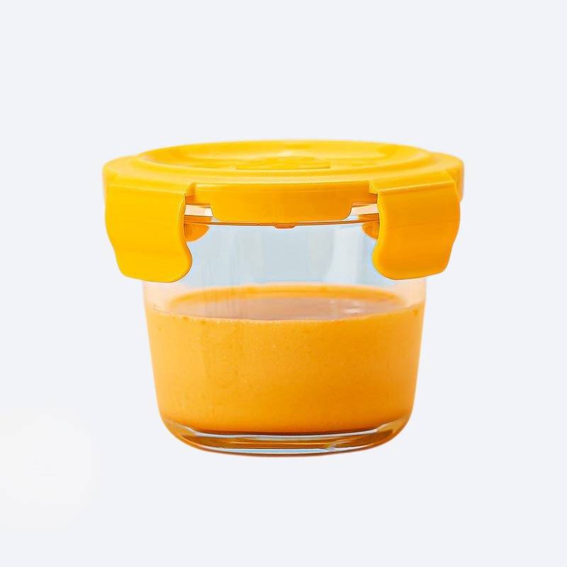 赤ちゃん用ガラス補食ボウル