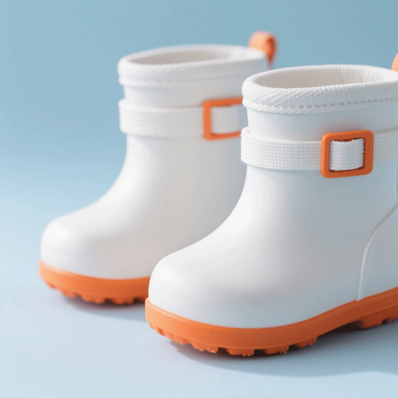 Botine de ploaie pentru copii cu protecție împotriva apei