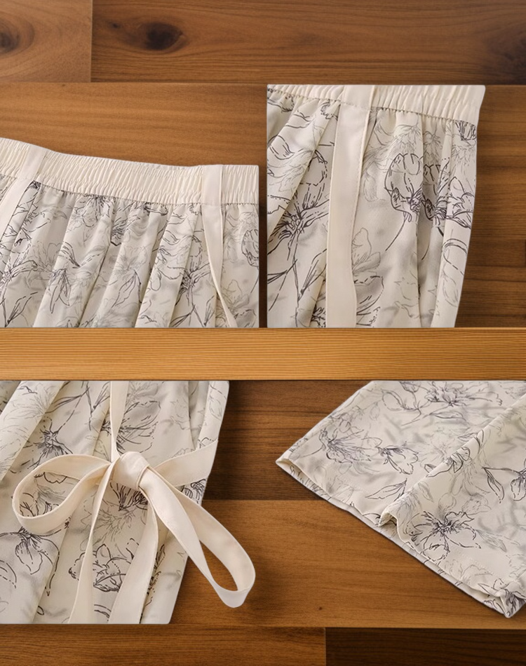 アイスシルクワイドパンツ