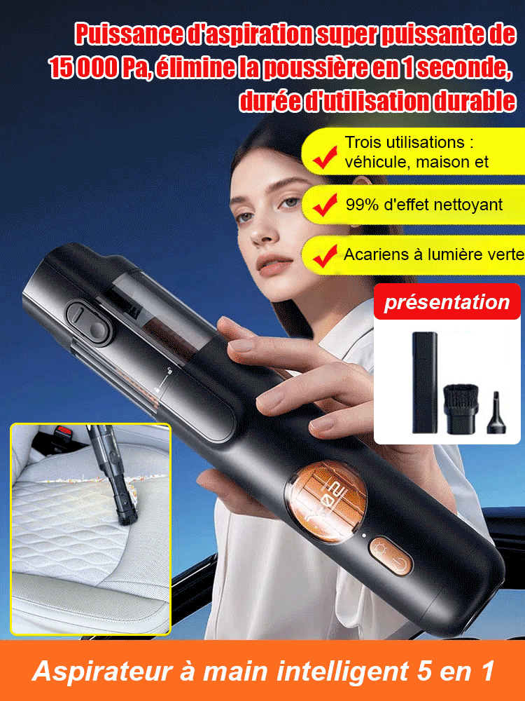 Aspirateur Intelligent 5-en-1 HFH à Main