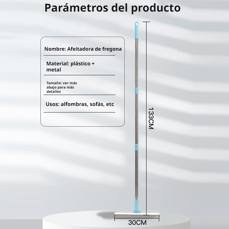 Cepillo Limpiador de Alfombras Extensible con Juego Completo