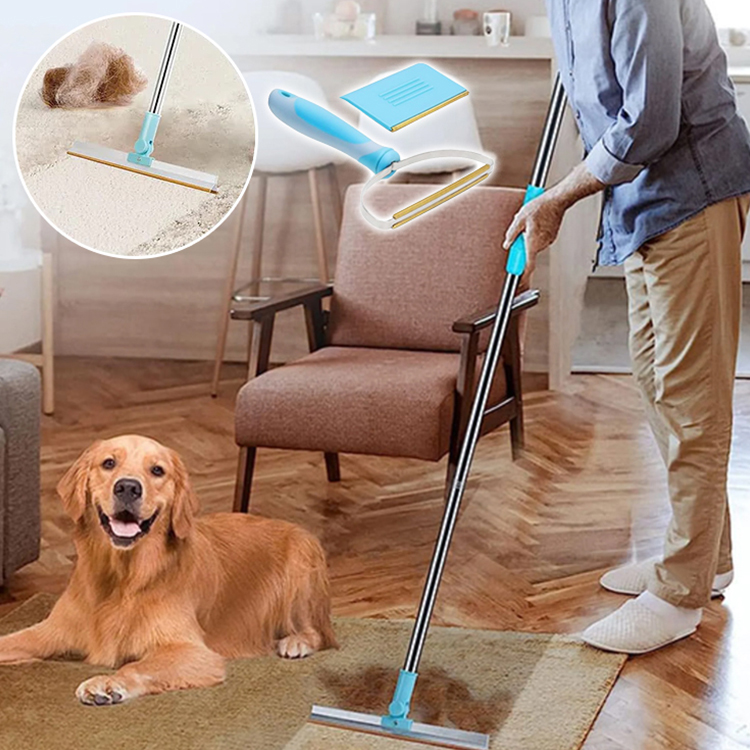 Sada vysouvacího kartáče na čištění koberců a odstraňování chlupů