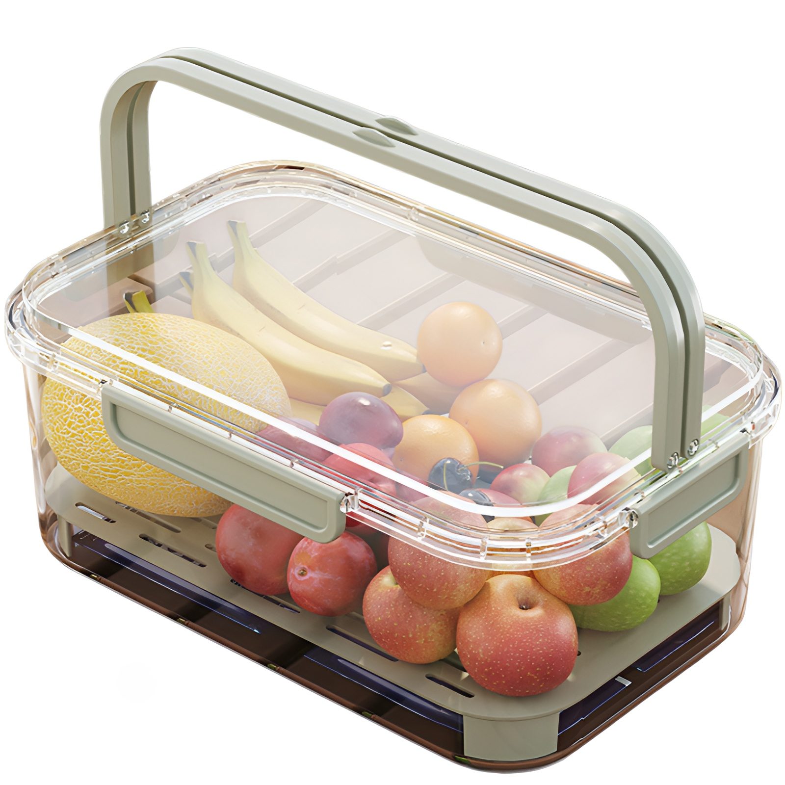 손잡이가 달린 신선도 유지 보관함