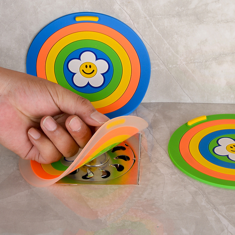 厨房浴室厕所地漏垫卡通防臭