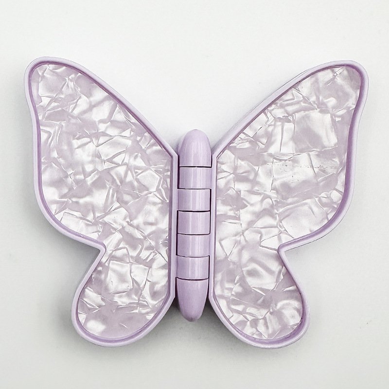 Animal shape eyeshadow palette, matte pearls, glitter, waterproof butterfly six-color eyeshadow
