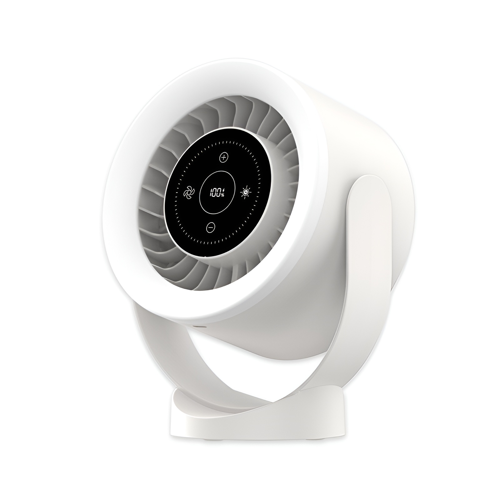 2025 neuer Desktop-Wandventilator mit Turbinen-Umwälzventilator, wiederaufladbarer Desktop-Ventilato