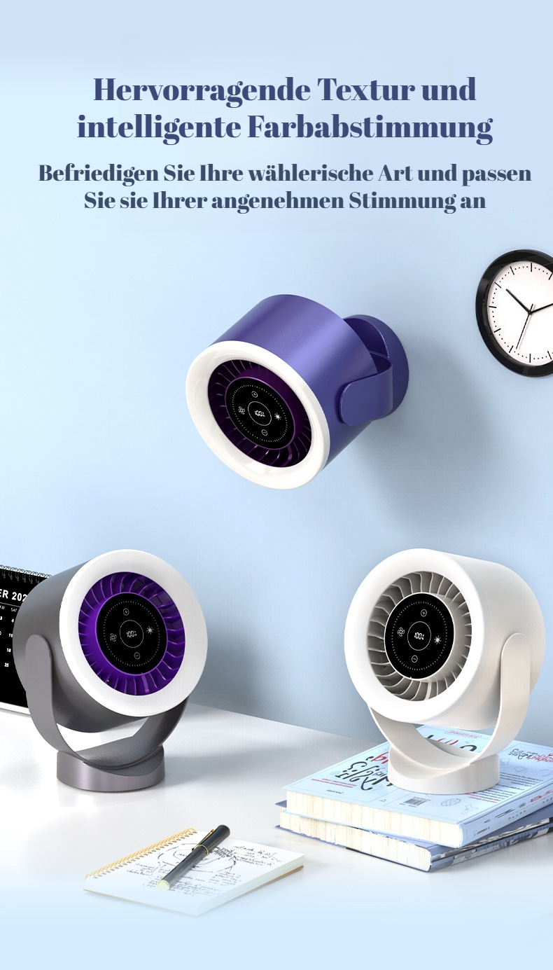 Energiesparender Wandventilator für Zuhause und Arbeitsplatz