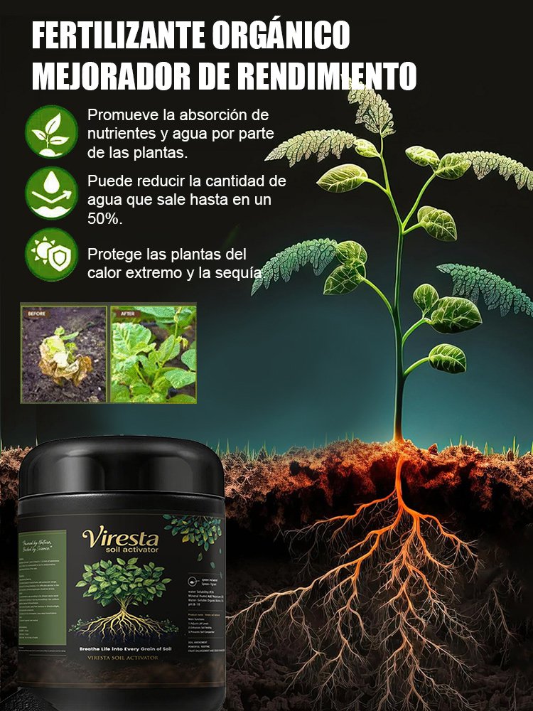 Mejorador de fertilizante para plantas