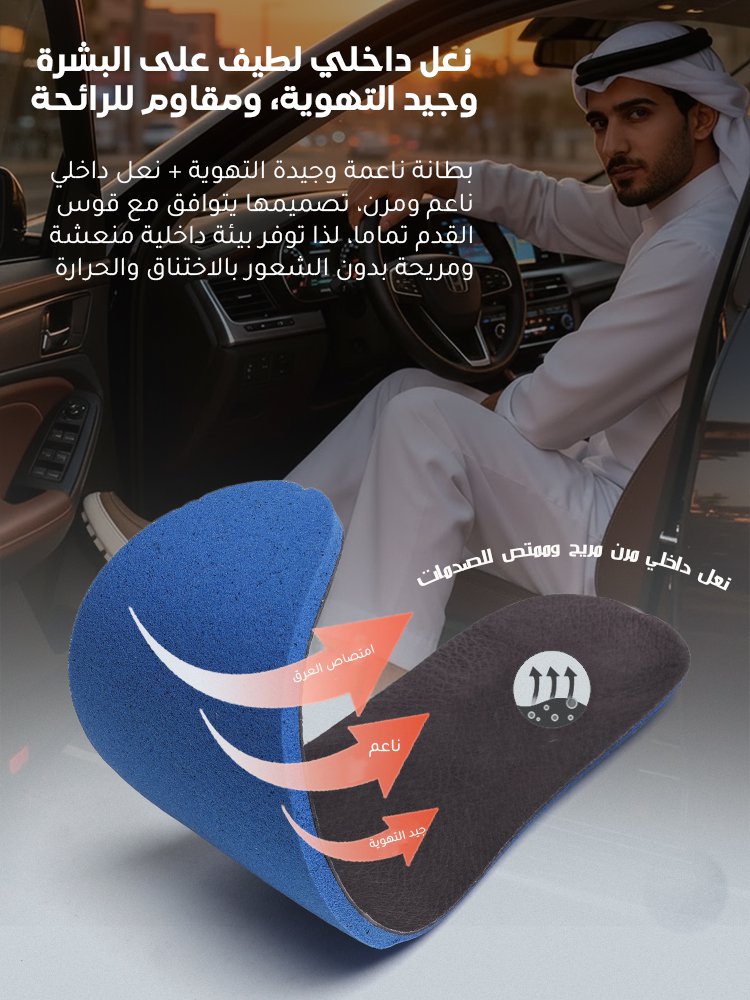 حذاء سنيكرز خفيف كاجوال وسهل التنسيق من جلد ناعم للرجال