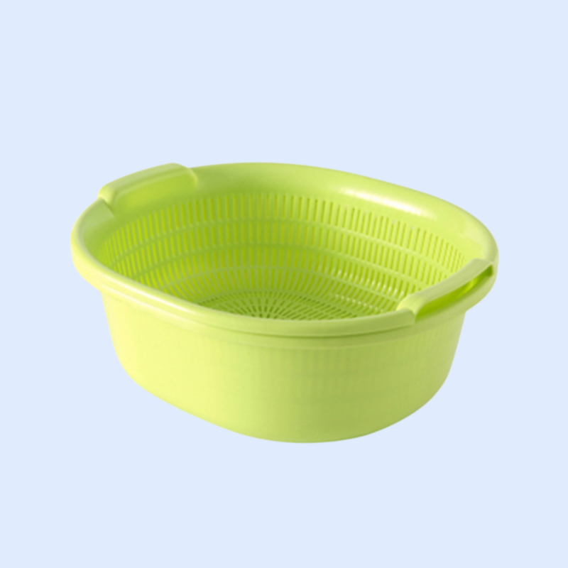 실용적 디자인의 이중 채반 바구니