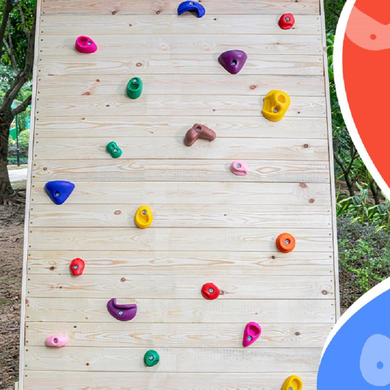 Verschiedene Formen der Kletterfelsen Rock Points