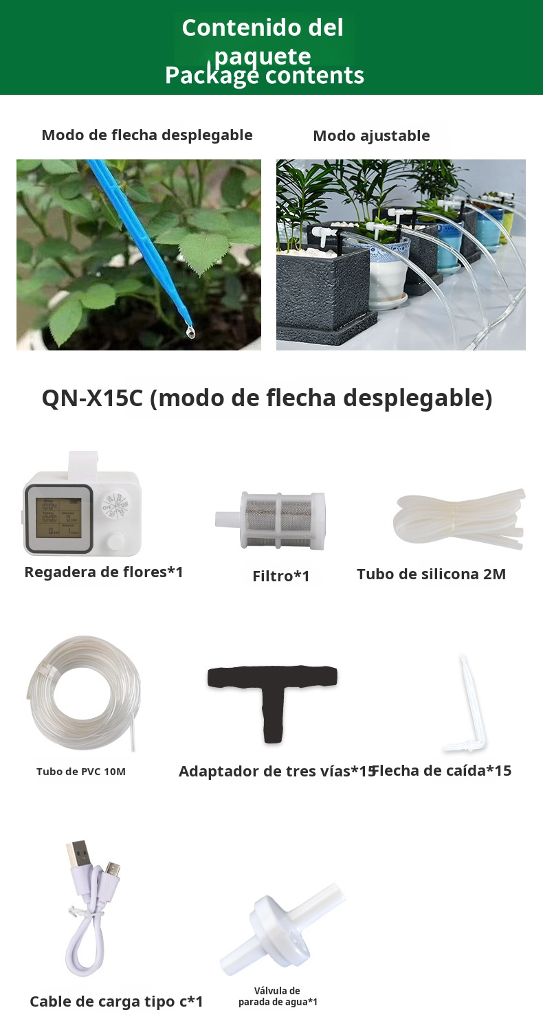 Dispositivo de riego JMY optimizando el cuidado de plantas