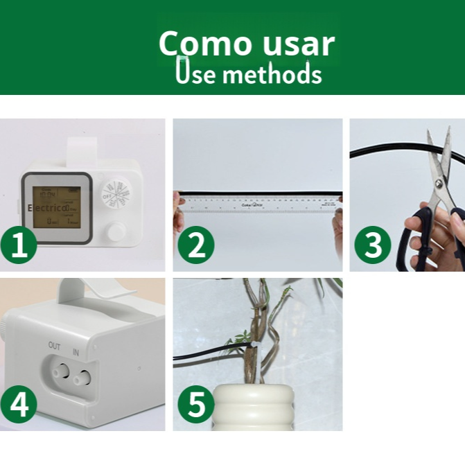 Dispositivo de riego automático de flores de pantalla completa JMY, dispositivo de riego inteligente