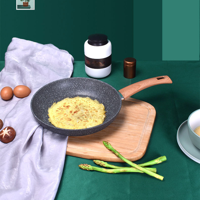 メディカルストーンフライパン、ノンスティックパン、家庭用フライパン、ステーキ＆エッグフライパン、ガスコンロ、電磁調理器、万能フライパン