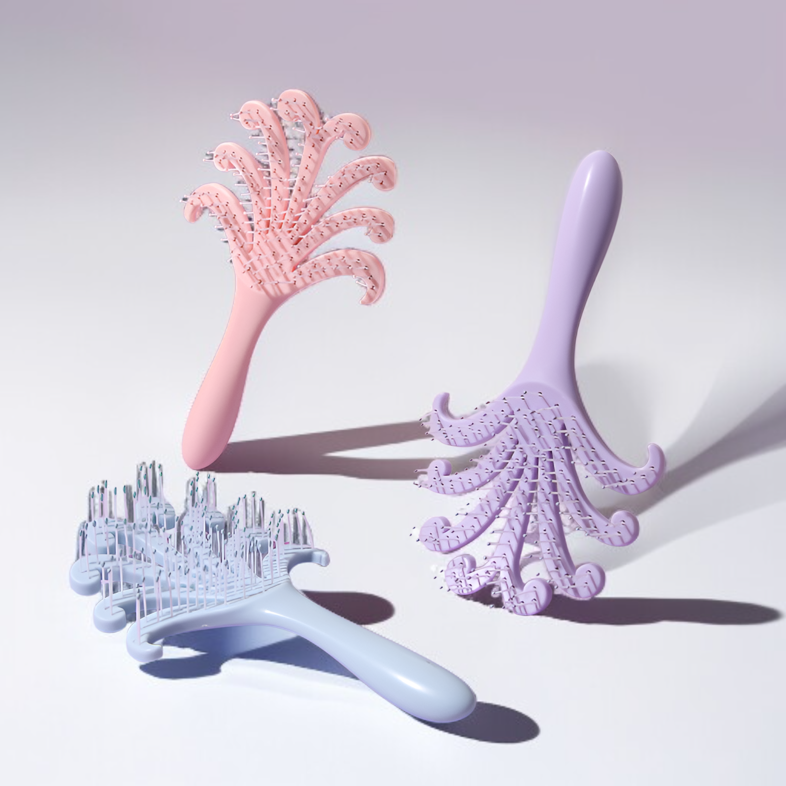 Octopus styling comb