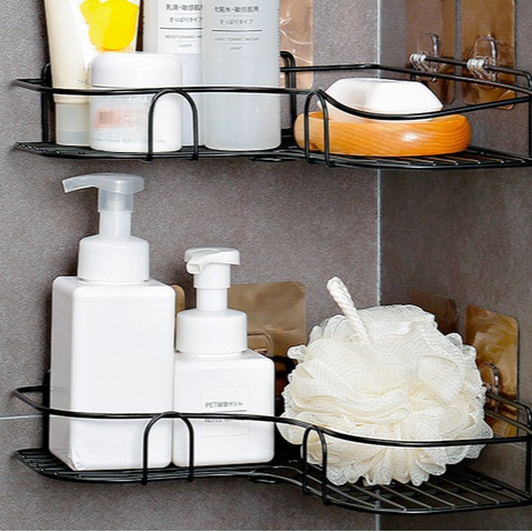 バスルーム収納コーナーラック