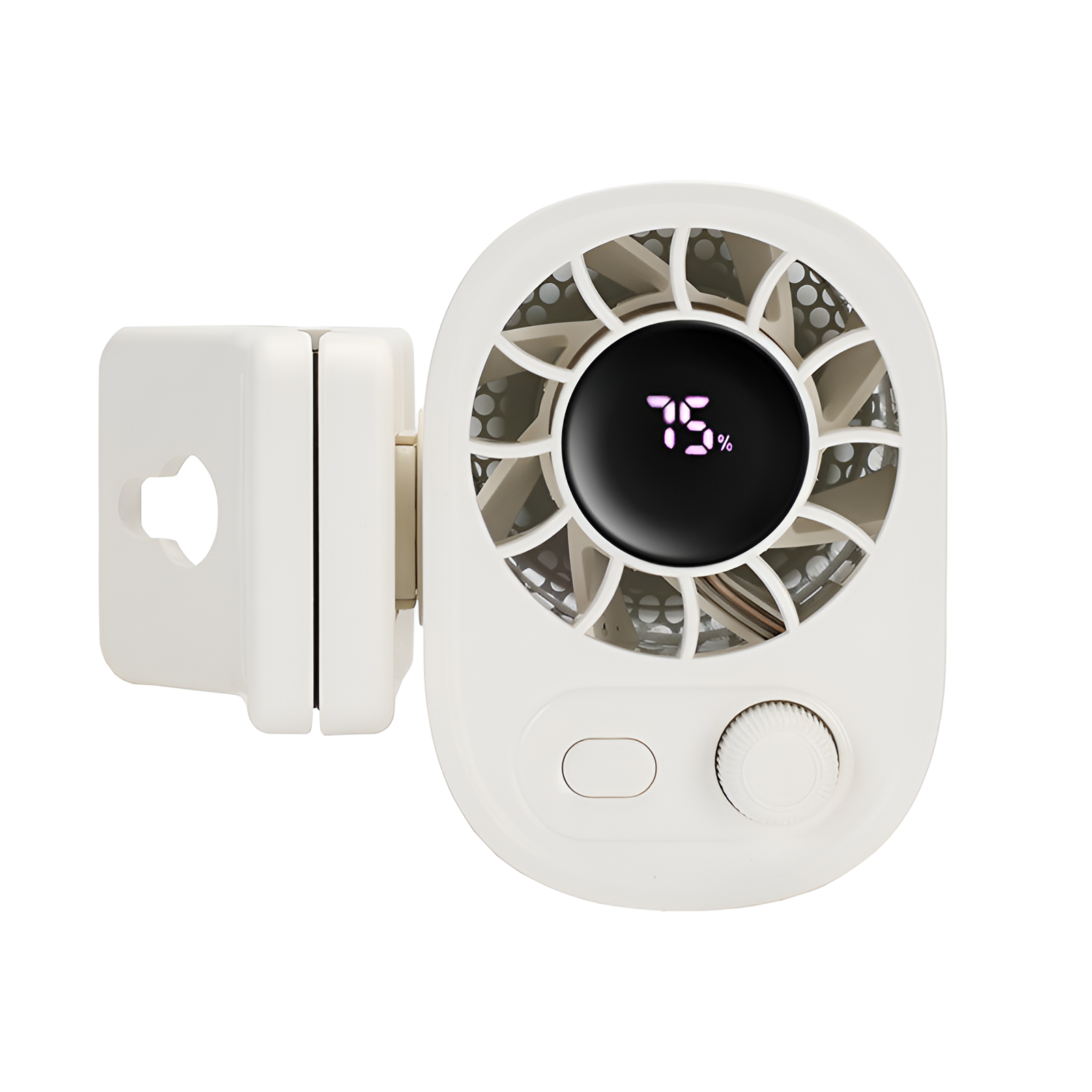 高速で激しい小型ファンデスクトップクリップファン屋外ファン無段階速度調節100ギア腰吊りファン