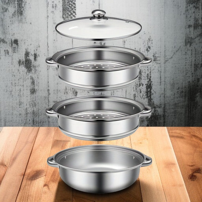 家用多層不銹鋼蒸鍋
