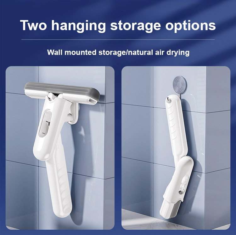 Handheld water spray mop for easy table wiping without hands washing