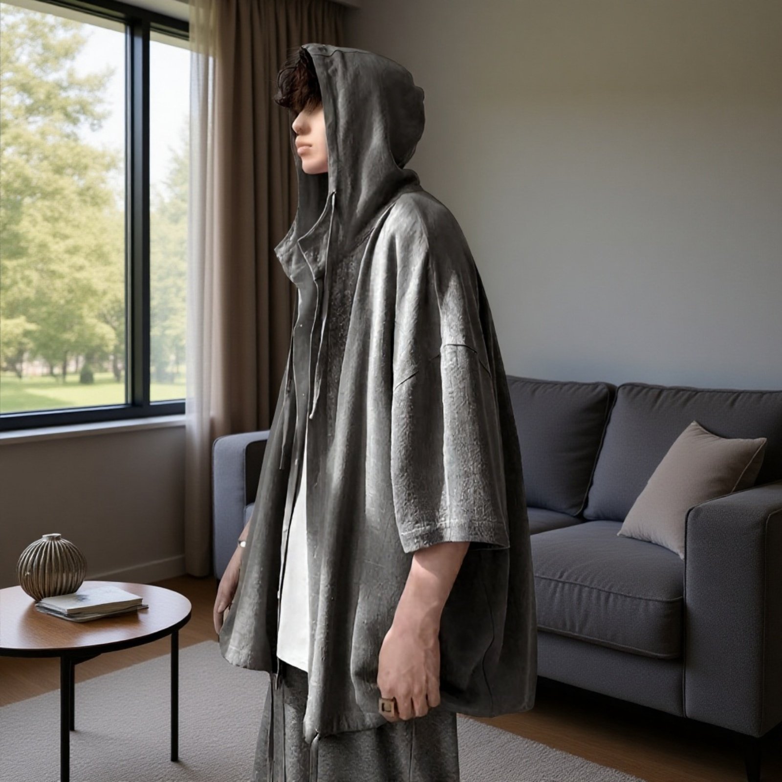 ゆるカジュアルなレトロシャツ メンズ おしゃれインス風シャツ