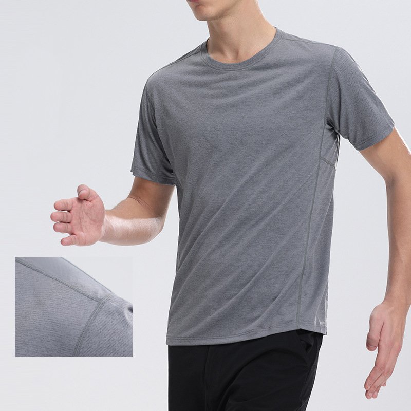 メンズ ランニング クルーネック 夏 新作 スポーツ 半袖